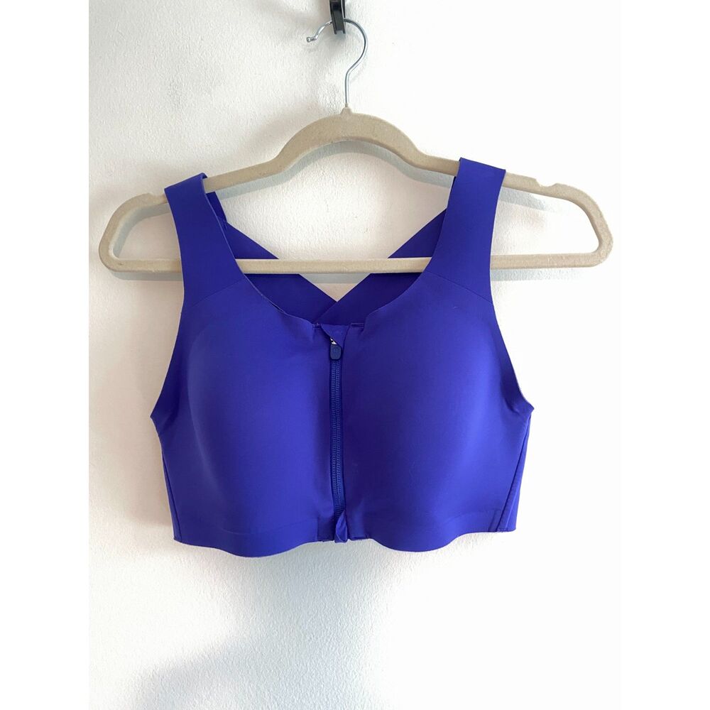 Lululemon Enlite Bra *Zip Front in "Lazurite" Blue 34D - Picture 4 of 8